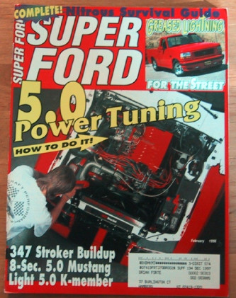 SUPER FORD 1996 FEB - STROKER MILLS, BLOWN LIGHTNING*